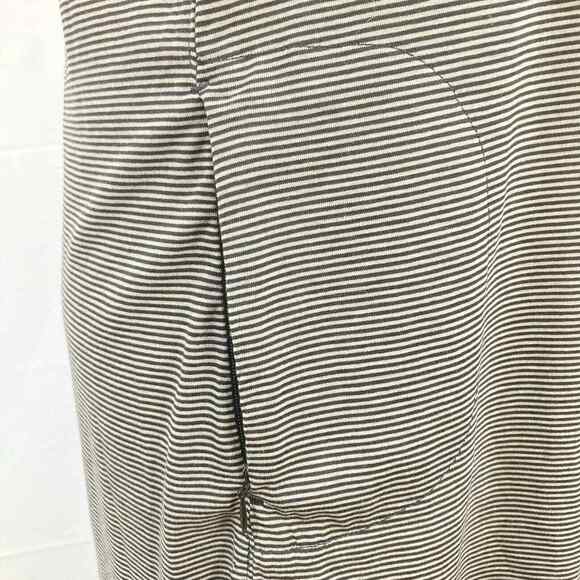 NWT Toad & Co Dress Womens Sz M Black Gray Striped Stretch Knit Tank‎ - Picture 6 of 13